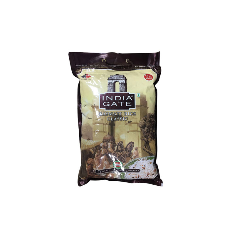 Indian Rice Filter INDIA GATE BASMATI RICE CLASSIC 8 LBS - Green Valley Supermarket
